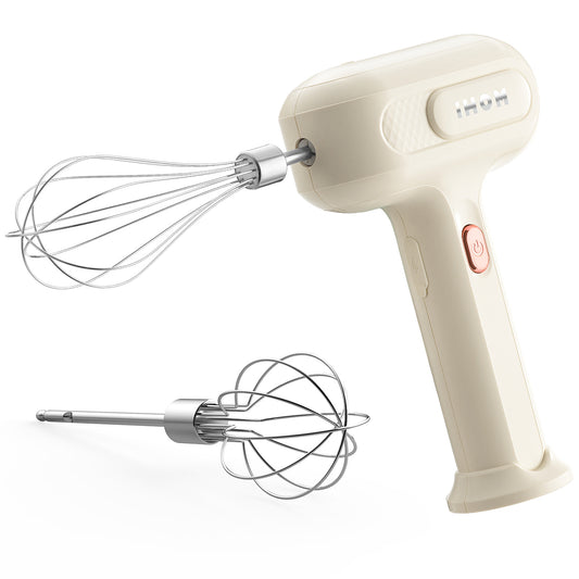 iHOM 3-Speed Electric Hand Mixer with Whisk IHM-1001E Self-Control Electric Mixer